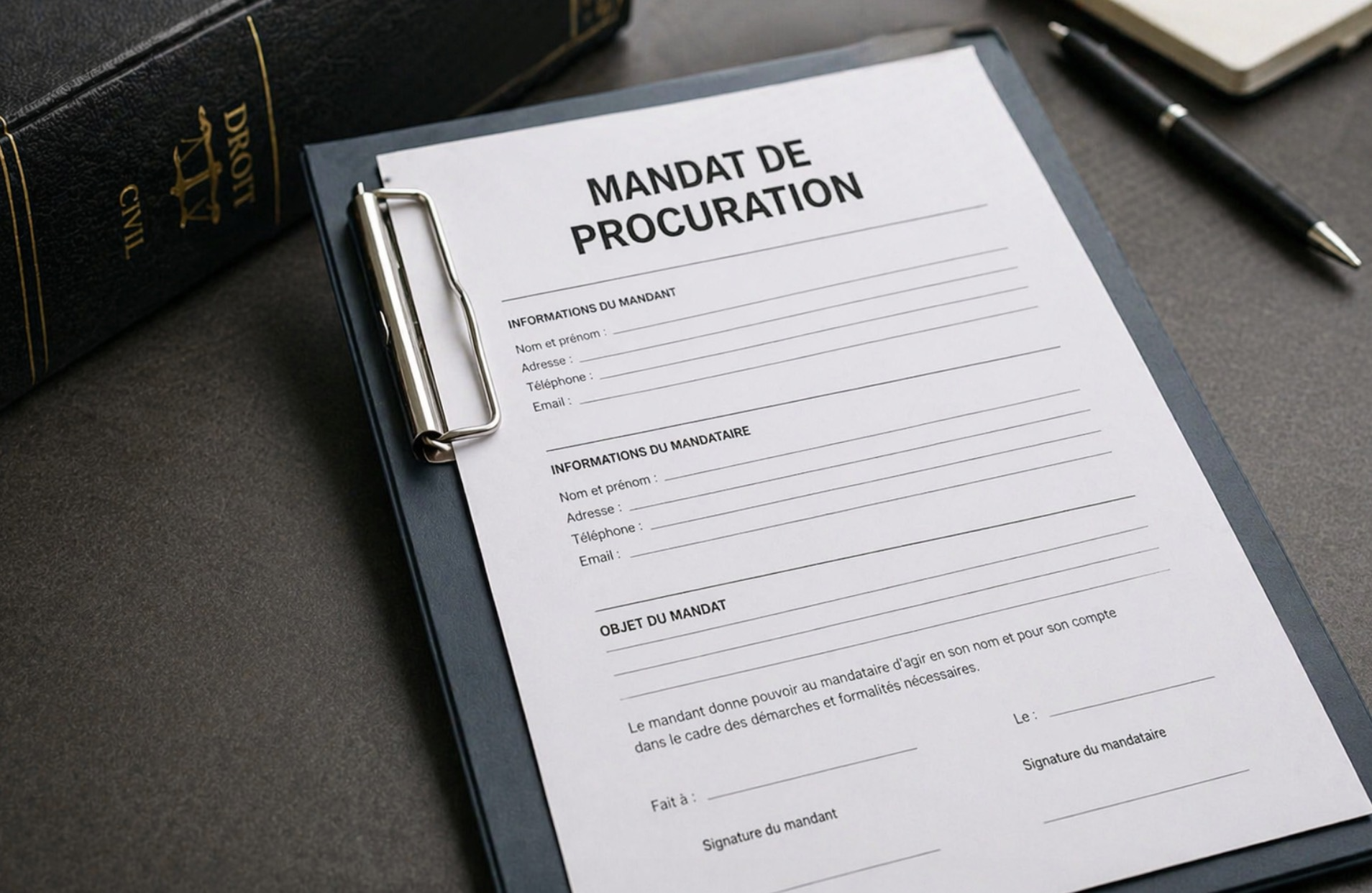 Mandat de procuration